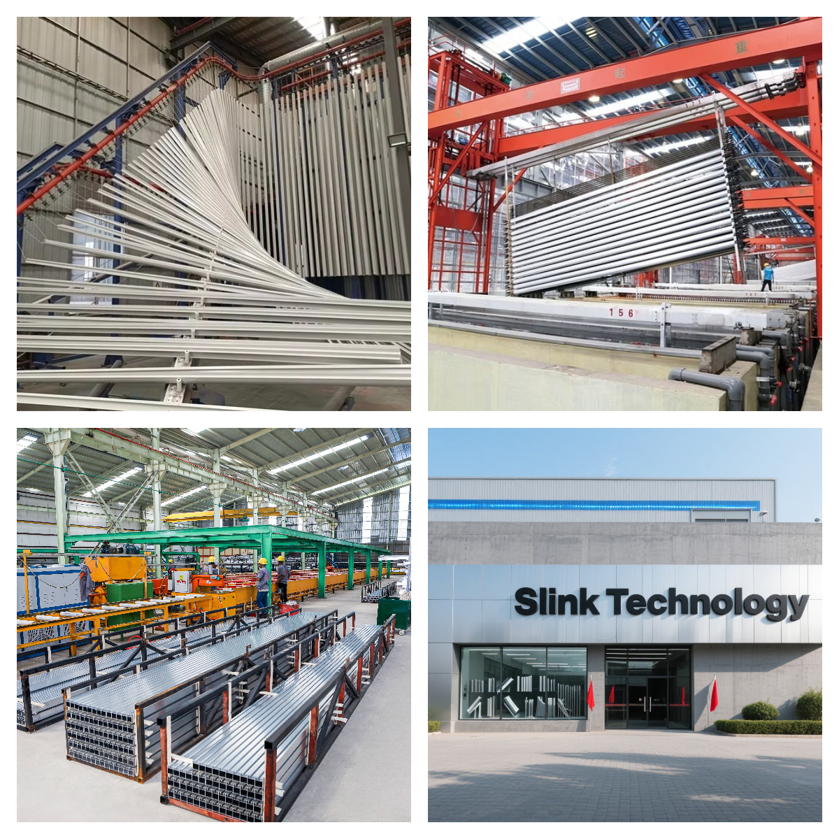 Slink Technology aluminium profile factory scene