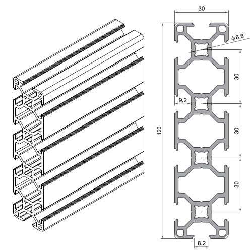 30120 T slot