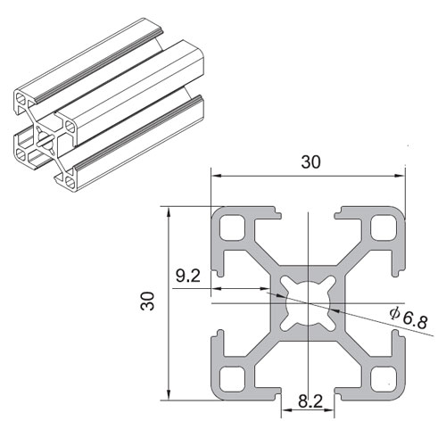 3030 modular profile