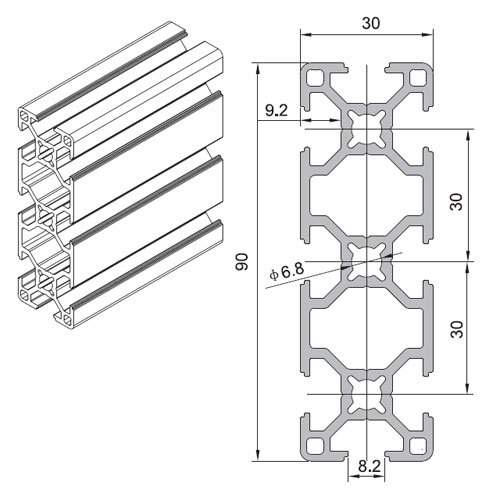 3090 T slot